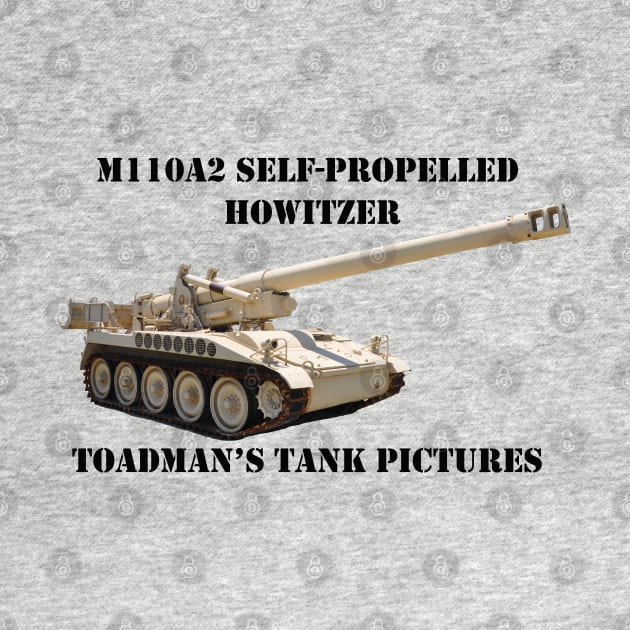 M110A2 Self-propelled 8-inch Howitzer-blk_txt_Toadman's Tank Pictures by Toadman's Tank Pictures Shop